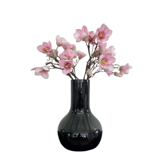Altijd Stralend: Magnolia Roze Kunstbloemen – 8 Stelen – 65 cm – Zachte Elegantie Zonder Verwelking